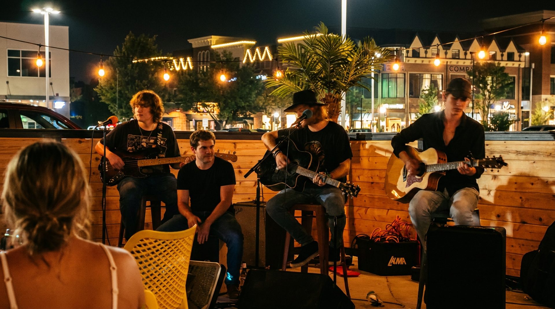 Music on the patio